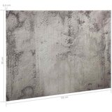  Zidna magnetna ploča od stakla 50 x 30 cm Siva | Shoptok.si