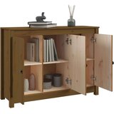  Komoda smeđa boja meda 100x35x74 cm od masivne borovine | shoptok.hr