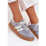 Boto Suede Women's Sneakers On Platform Blue Venera | Shoptok.si