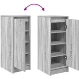 vidaXL Omarica za čevlje siva sonoma 29,5x34x76 cm inženirski les | Shoptok.si