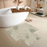 Lessentiel Maison Set prostirki za kupatilo Asr40, 2 dela, Zelena Cene