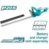 Total akumulatorske škarje za živo mejo 2800spm/460mm/20V/2.0Ah-7.5Ah/P20S (Brez baterije) (THTLI20018) | Shoptok.si