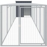  Kavez za kokoši s igralištem antracit 110x609x110 cm čelični | shoptok.hr