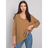 Och Bella Sweater-TW-SW-BI-J1001.06-camel | Shoptok.si