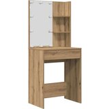 vidaXL toaletni stolić s LED-om Artisan hrastovinom izrađenim drvom | shoptok.hr