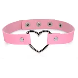 Sweet Heart Chrome Heart Pink Choker Pink
