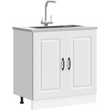 vidaXL Osnovna omarica za umivalnik Kalmar bela 80x46x81,5 cm, (22010269) | Shoptok.si