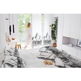 Butter Kings Črno-bela zavesa iz bombažnega satena 110x170 cm Cabin in the Mountain – | Shoptok.si