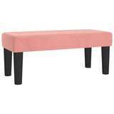 Box spring krevet s madracem ružičasti 100x200 cm baršunasti | shoptok.hr