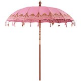  Balinežanski suncobran s bazom Roza i smeđa Ø 210-220 cm - s smeđom bazom Ø 210-220 cm | shoptok.hr