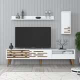 Hanah home TV ormarić s policama Valensiya, 180 cm, Bijeli | Eponuda.ba
