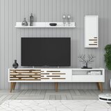 HANAH HOME valensiya - white white tv unit cene