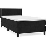 Box spring krevet s madracem crni 100x200 cm baršunasti | shoptok.hr