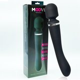 INTOYOU Moove Massage Wand with 2 Powerful Motors Silicone Black Cene