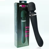 INTOYOU Moove Massage Wand with 2 Powerful Motors Silicone Black
