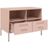 vidaXL TV omarica 2 kosa roza 68x39x50,5 cm valjano jeklo | Shoptok.si