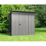 EcoStar Spremište Elegant Tip 1 (Vanjska širina uklj. krovni prevjes: 247,9 cm, Vanjska dubina uklj. krovni prevjes: 153 cm, Siva, Jedna vrata) | shoptok.hr
