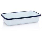 Metalac četvrtasti pekač 22cm / 1,10 lit. bijeli | shoptok.hr