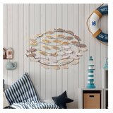 WALLXPERT Zidna dekoracija Alabalik 2, 94x58x4 cm, Šarena | Eponuda.ba
