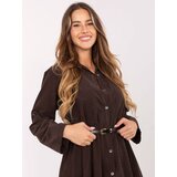 Italy Moda Dress-MI-SK-92400.17-dark brown | Shoptok.si