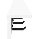  Vješalica za kapute na zidu Zidne Bijelo 60 x 10,5 x 10,5 cm | Eponuda.ba