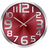 Lowell Stenska ura 29cm / 14972r / okrogla / bordo / steklo, kovina, (20515704) | Shoptok.si
