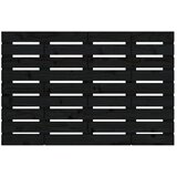  Zidno uzglavlje crni 81x3x63 cm od masivne borovine | shoptok.hr