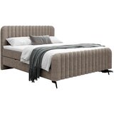 MID.YOU POSTELJA Z VZMETNICO 140 cm x 200 cm , les, tekstil, leseni material rjava | Shoptok.si