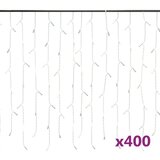 vidaXL Zavjesa sa sigama 10 m 400 hladne bijele 8 funkcija Cijene