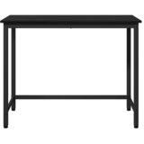  Stol Crni hrast 80 x 50 x 76,5 cm Inženjerska drva i čelik | shoptok.hr
