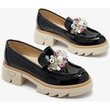 Resti Lacquered black moccasins for women Geloppa - Footwear | ePonuda.com