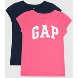 GAP Children's T-shirt with logo, 2 pcs - Girls | Shoptok.si