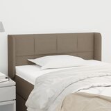 Uzglavlje s ušima smeđesivo 93x16x78/88 cm od tkanine | shoptok.hr