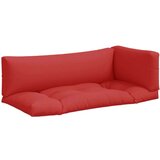  Blazine za palete 3 kosi rdeče blago, (20657033) | Shoptok.si