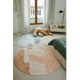 Lorena Canals Svijetlo ružičasti periv/ručno rađen pamučan okrugao tepih ø 140 cm Honeycomb Rose – | shoptok.hr
