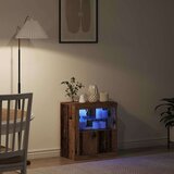  LED komoda Smeđa 60,5 x 37 x 67 cm Konstruirano drvo | shoptok.hr