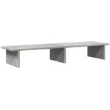  Stalak za monitor boja betona 100x27x15 cm konstruirano drvo | shoptok.hr