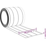  Prozirna zavjesa za vrata 200 mm x 1,6 mm 25 m PVC | shoptok.hr