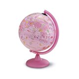 Tecnodidattica Globus Pink Zoo, 25 cm, z lučko, angleški | Shoptok.si