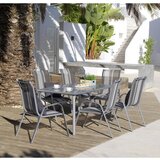 Ambia Garden STOL aluminij, jeklo siva, srebrne barve | Shoptok.si