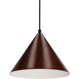 Candellux Lighting temno rjava viseča svetilka s kovinskim senčnikom ø 25 cm dunca | Shoptok.si