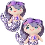  igračka sirena s repom i ljuskama 25cm - ljubičasta | Shoptok.si