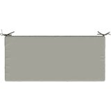  Jastučić za klupu SOEST 100% poliester Siva 110 x 50 x 8 cm Slike