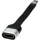 Roline USB-C® / HDMI adapterski kabel USB-C® vtič\, HDMI-A vtičnica 0.13 m črna 12.03.3212 USB-C®-Display kabel, (20417597) | Shoptok.si