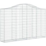  Lučne gabionske košare 7 kom 200x30x120/140cm pocinčano željezo | shoptok.hr