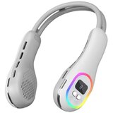 Venisymlis Ovratni Ventilator Za Šport Na Prostem Zložljiv Prenosni Usb Ventilator Brez Rezil Za Ponovno Polnjenje, (22070363) | Shoptok.si