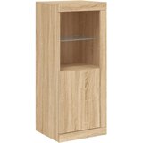  Komoda z LED lučkami 3 kosi sonoma hrast inženirski l | Shoptok.si