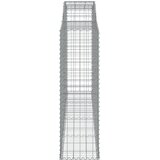  Lučne gabionske košare 9 kom 300x50x160/180cm pocinčano željezo | shoptok.hr