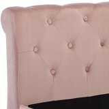  Posteljni okvir roza žamet 120x200 cm | Shoptok.si