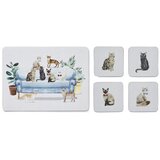 Cooksmart ® Pogrinjki in podstavki v kompletu 8 ks Curious Cats – | Shoptok.si